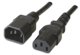 Manhattan Kabel Zasilajacy Czarny 3m C13 C14