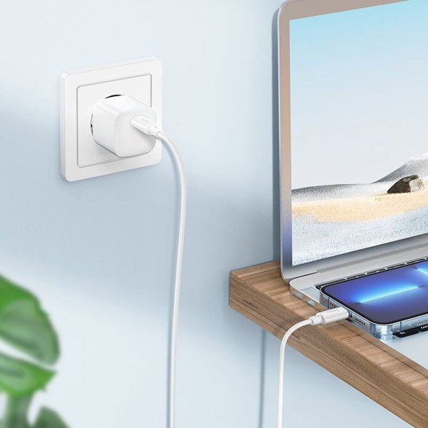 Καλώδιο USB C σε Lightning Hoco PD 27W 2 μ λευκό X88