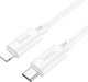 Καλώδιο USB C σε Lightning Hoco PD 27W 2 μ λευκό X88
