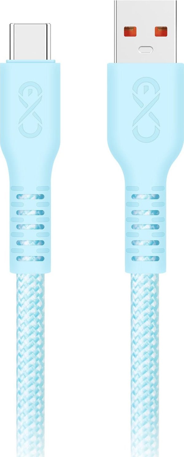 Kabel USB Orno USB-A - USB-C 2 m Niebieski (CABEXCIMMOUAUC2.0MIX)