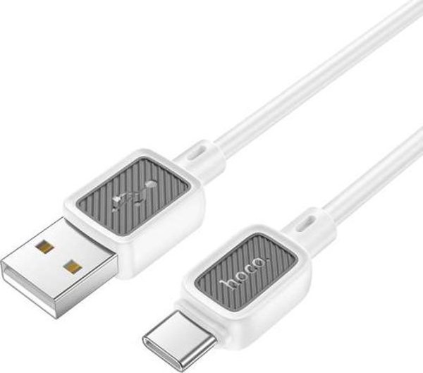Καλώδιο USB Hoco USB-A - USB-C 1 μέτρο λευκό