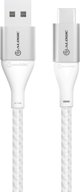 Καλώδιο USB Alogic USB-A σε USB 2.0, 3A, 480Mbps, 0.3m, Ασημί
