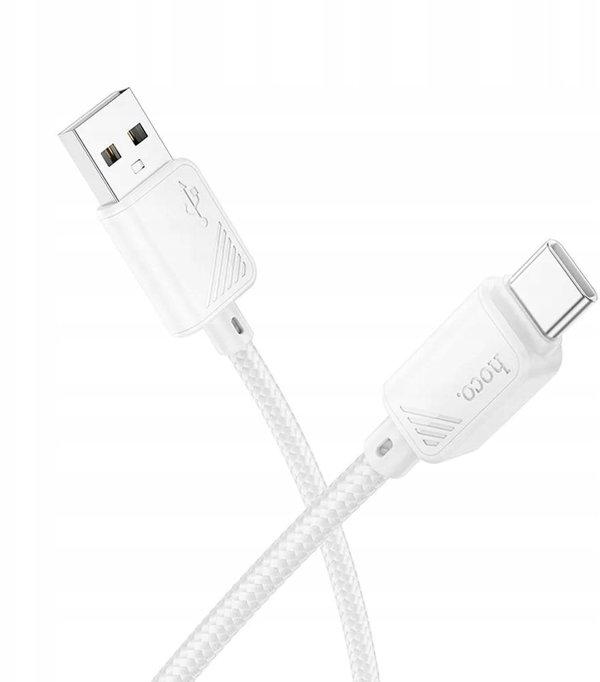 Καλώδιο USB A σε USB C Hoco 3A 1 μ. Λευκό X113