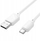 Καλώδιο USB A σε USB C Hoco 3A 1 μ. Λευκό X113