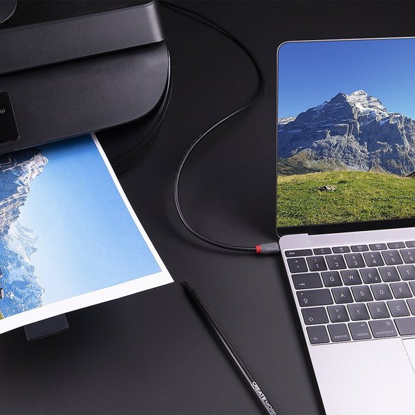 Καλώδιο USB Lindy USB-C σε USB-B Anthra Line, 3m, 5Gb/s, Μαύρο