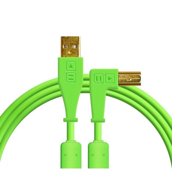 DJ TECHTOOLS Chroma Καλώδιο USB 1,5 m, άρθρωση, πράσινο