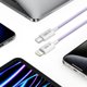 Καλώδιο USB Tech-Protect USB-C - Lightning 2 m Μωβ (5906302380961)
