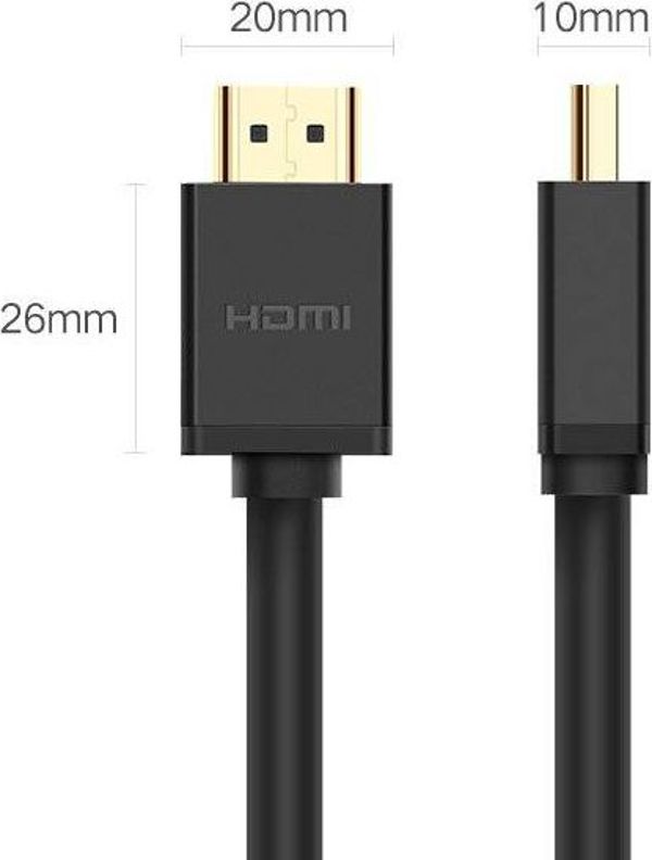 Ugreen Καλώδιο HDMI HD104 4K 30Hz 10m Μαύρο