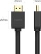 Ugreen Καλώδιο HDMI HD104 4K 30Hz 10m Μαύρο