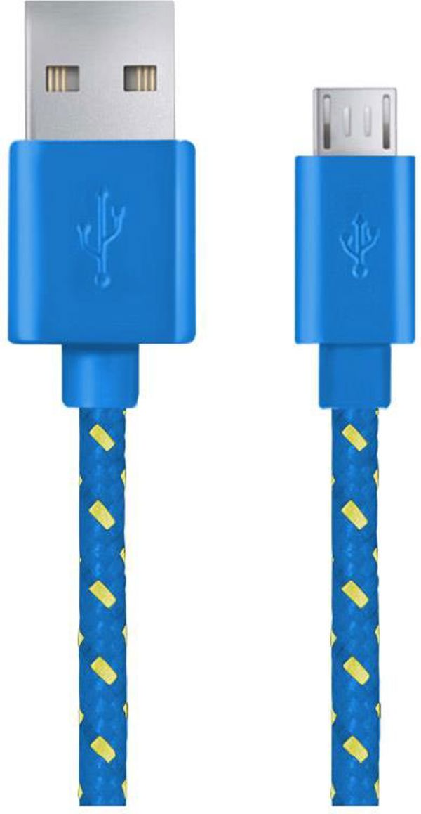 Kabel USB Esperanza USB-A - 1 m Niebieski (EB175BY - 5901299916483)