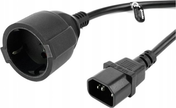 Καλώδιο τροφοδοσίας Accura C14 - Schuko 0.2m