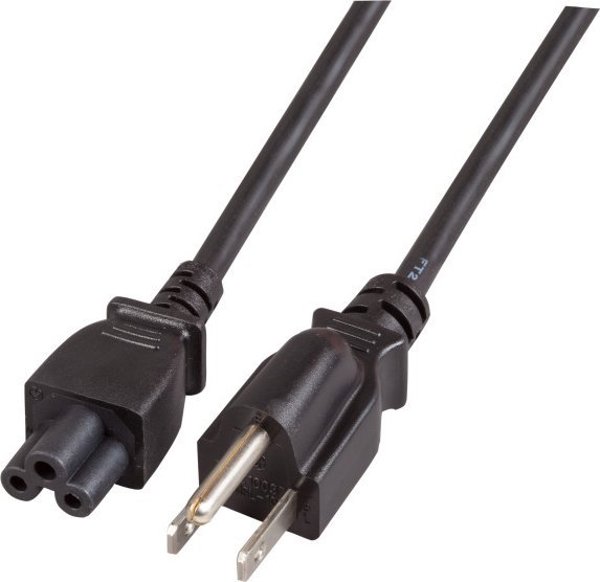 Kabel zasilajacy EFB Kabel zasilajace USA NEMA 5-15P-C5 180°, sw, 1.8m, SVT AWG18x3C