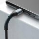 3MK Hyper Cable N-Series Καλώδιο USB-C σε USB-C, 240W, 5A, PD 3.0, QC 3.0, 1m, Μαύρο