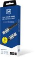 3MK Hyper Cable N-Series Καλώδιο USB-C σε USB-C, 240W, 5A, PD 3.0, QC 3.0, 1m, Μαύρο