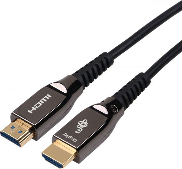 TB Print Καλώδιο HDMI Οπτικής Ίνας 4K@60Hz 30m, Μαύρο, AKTBXVHFO2030MB