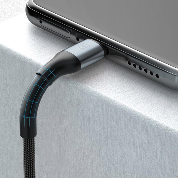 3MK Hyper Cable N-Series USB-C σε USB-C, 100W, 5A, 3m, Fast Charging PD 3.0/QC 3.0, Μαύρο