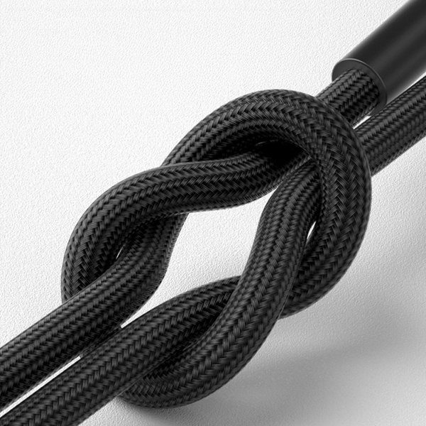 3MK Hyper Cable N-Series USB-C σε USB-C, 100W, 5A, 3m, Fast Charging PD 3.0/QC 3.0, Μαύρο