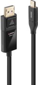 Lindy Καλώδιο USB-C σε DisplayPort 3m Μαύρο (43303)