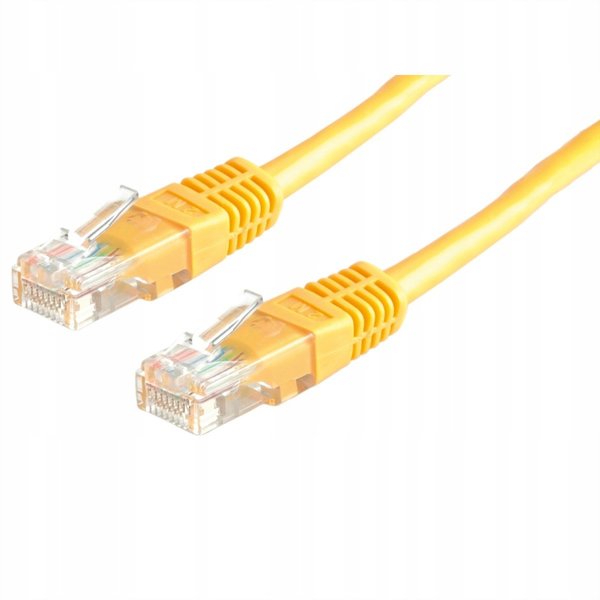 Καλώδιο UTP Cross CAT6 Κίτρινο 1m