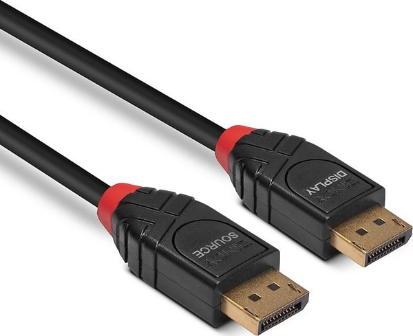 Lindy Καλώδιο DisplayPort 1.4 Active, 7.5m, Μαύρο (41168)