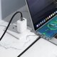 Kabel USB C do USB C Hoco 3A 60W plaski 1 m X125 czarny