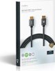 Καλώδιο HDMI Nedis CVTB34000GY30, 3m, HDMI Type A, Γκρι