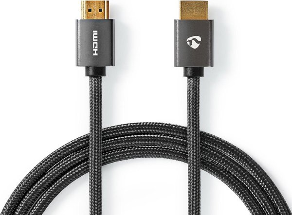 Καλώδιο HDMI Nedis CVTB34000GY30, 3m, HDMI Type A, Γκρι