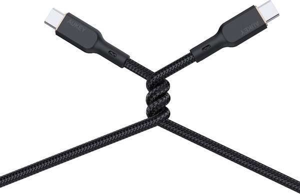 Kabel USB Aukey USB-C - USB-C 1.8 m Czarny (CB-KCC102 BK)