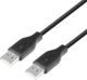 Kabel USB TB Print USB-A - USB-A 1.8 m Czarny (AKTBXKU1PAAW18B)