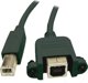 Kabel USB Alcasa USB-B - USB-B 1 m Czarny (2511-1EB)