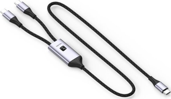 Techly Καλώδιο USB-C σε USB-C 100W PD QC PPS - Γρήγορη Φόρτιση 2-σε-1