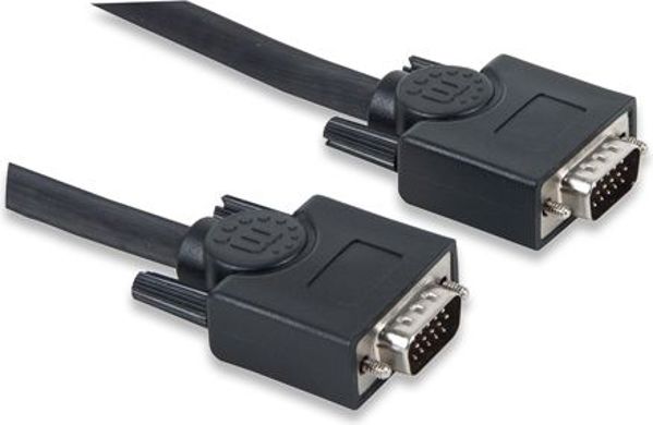 Kabel Manhattan D-Sub (VGA) - D-Sub (VGA) 10m czarny (312776)