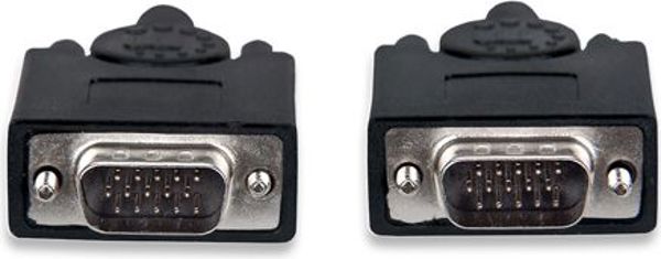 Kabel Manhattan D-Sub (VGA) - D-Sub (VGA) 10m czarny (312776)
