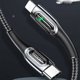 USAMS Καλώδιο USB-C σε Lightning US-SJ518, 20W PD, Smart Power-off, Πλεκτό, 1.2m, Dark Green