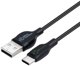 Kabel USB MicroConnect USB-A - USB-C 2 m Czarny (ECO-USB3.1CCHAR2B)
