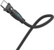 3MK Hyper Cable N-Series Καλώδιο USB-C σε USB-C 100W 1m, PD 3.0 & QC 3.0, Μαύρο