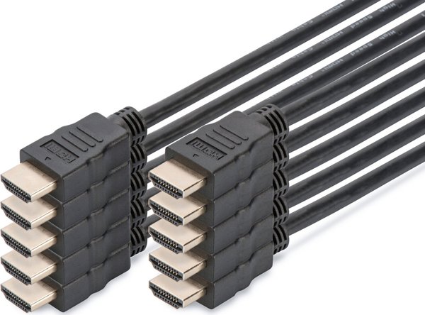 Καλώδιο HDMI Digitus Typ A St/St 2m Ultra HD 4K, Μαύρο
