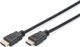 Καλώδιο HDMI Digitus Typ A St/St 2m Ultra HD 4K, Μαύρο