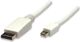 Καλώδιο Techly DisplayPort Mini - DisplayPort 1m άσπρο (305229)