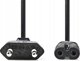 Kabel zasilajacy Nedis CEGL11940BK70 czarny 7 m CEE7/17