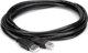 Hosa Καλώδιο USB-205AB USB-A σε USB-B 1.5m, Μαύρο
