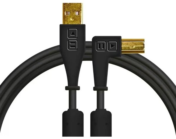 Καλώδιο USB DJ TECHTOOLS Chroma 1.5 m μαύρο λυγιστό