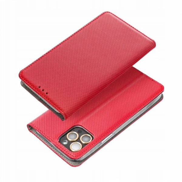 Kabura SMART CASE Book do XIAOMI Redmi Note 14 4G czerwony