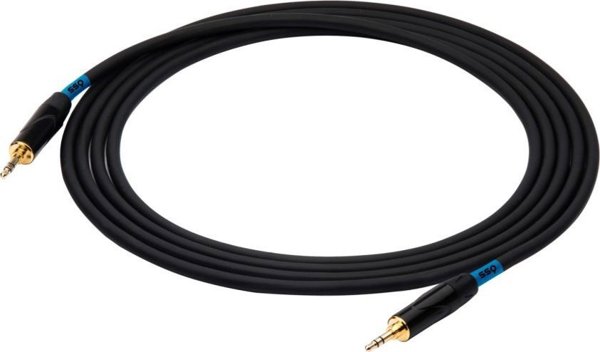 Kabel SSQ Jack 3.5mm - Jack 3.5mm 3m czarny (SS-1426)
