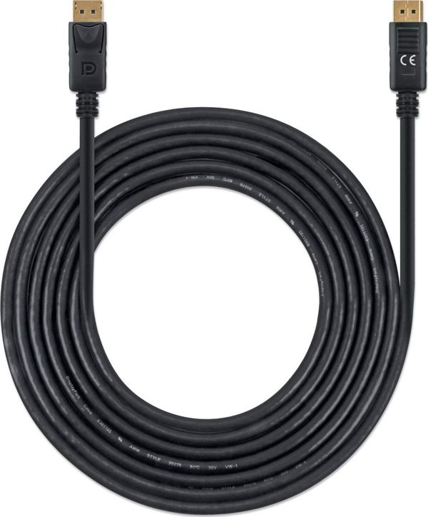 Kabel Manhattan DisplayPort - DisplayPort 3m czarny (355582)