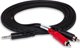 Hosa Καλώδιο Ήχου Jack 3.5mm σε 2x RCA (Cinch) CMR-203, 0.91m, Μαύρο
