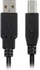 Kabel USB Sharkoon USB-A - USB-B 2 m Czarny (4044951015269)