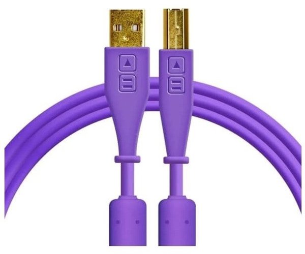 Kabel USB DJ TECHTOOLS Chroma Cable USB 1.5 m prosty fioletowy
