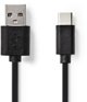 Kabel USB Nedis USB-C - USB-A 3 m Czarny (CCGB60600BK30)