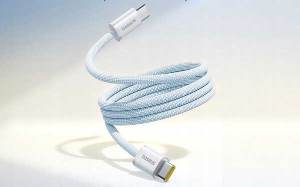 Kabel Baseus Dynamic 4 Pro 100W USB-C - USB-C 1m - niebieski